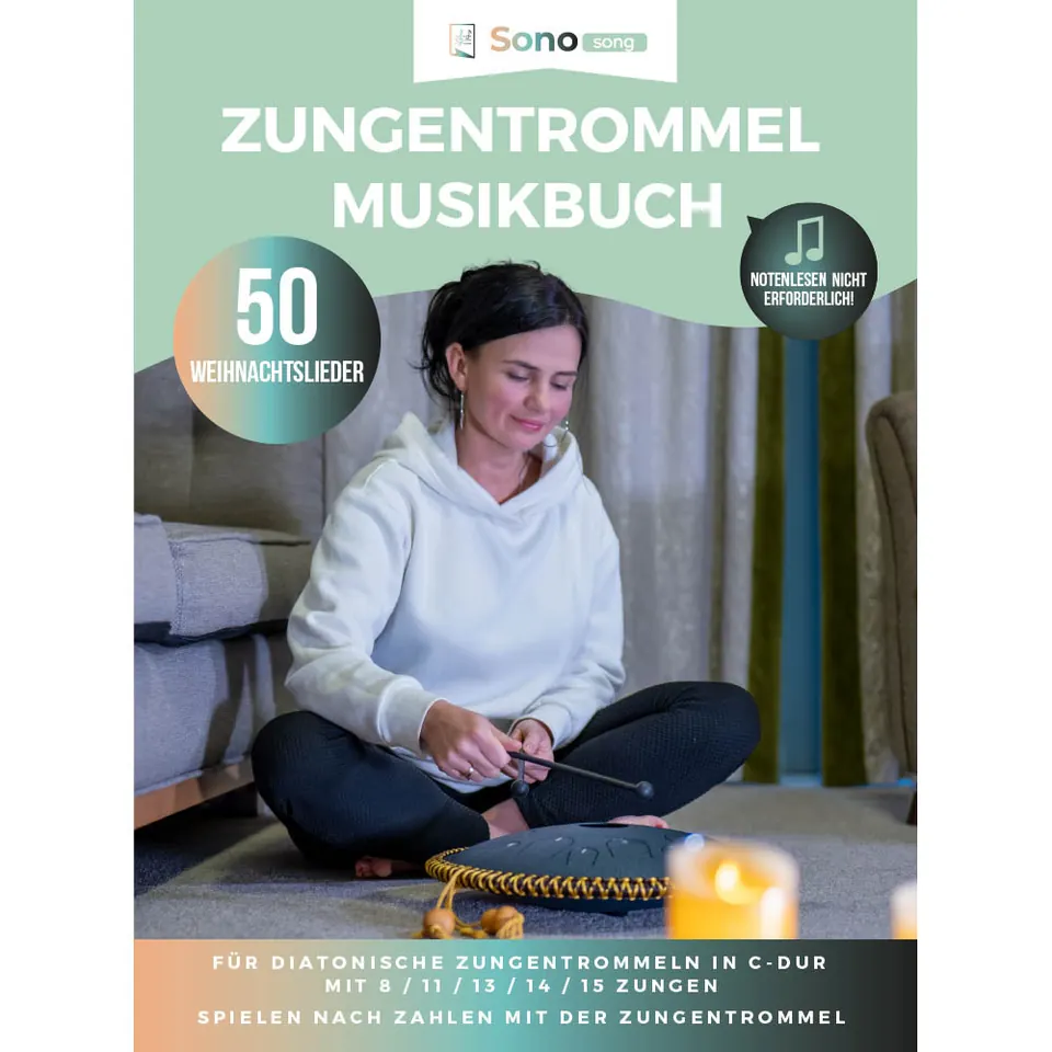 Titelbild Musikbuch 50 Weihnachtslieder Englisch