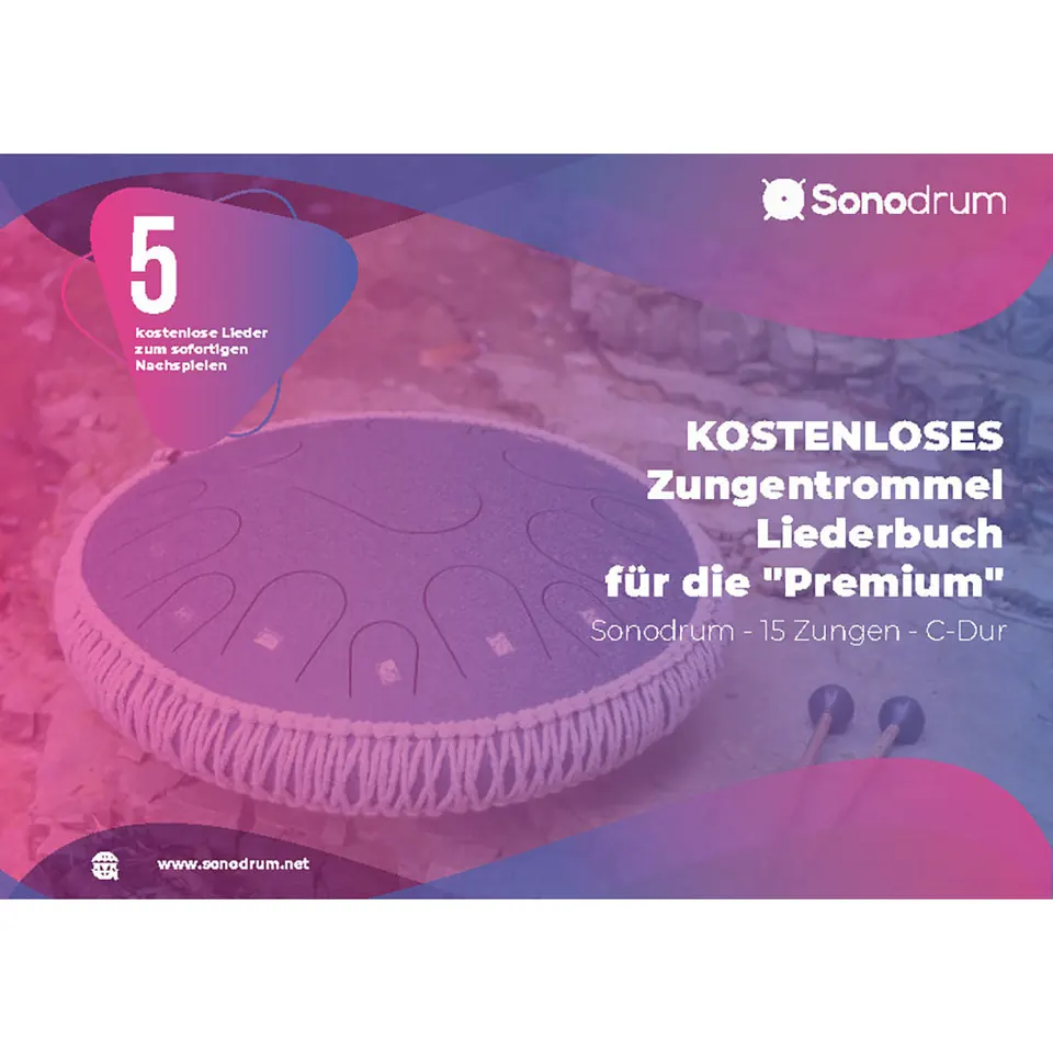 Titelbild kostenloses Liederbuch für 15 Zungen