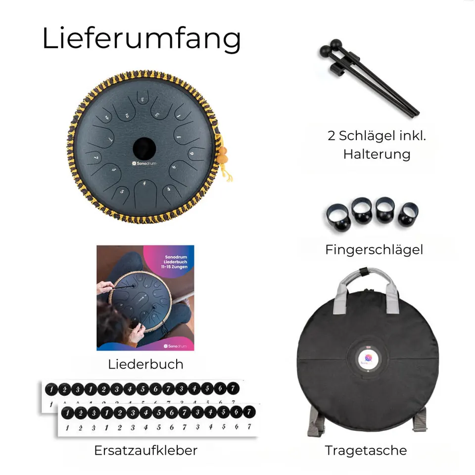 Lieferumfang der sonodrum Exclusive