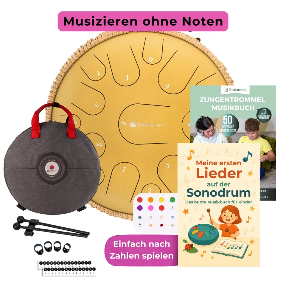 Kinder Starter Set Premium von sonodrum in Gold